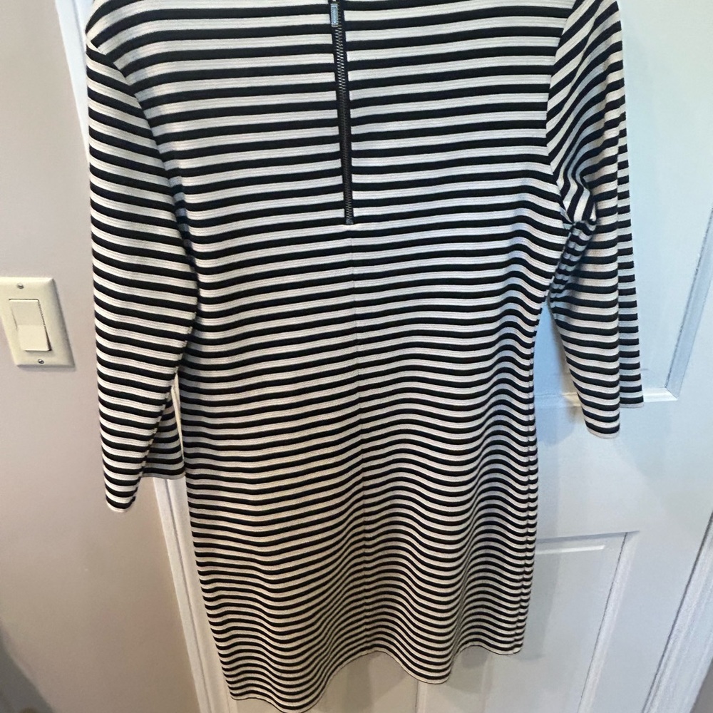 Old Navy bundle Striped Black and White & Denim Dresses size Large - Picture 6 of 11